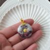 Natural Red Cinnabar Quartz Round Pendant Oriental Style Jewelry CINNABAR005 - Image 6