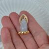 Icy jade pendant with silver 925 Stand Buddha necklace JPT00112 - Image 5