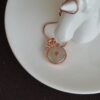 Natural Grade-A Jadeite Donut Pendant Necklace, Silver 925 Setting, Handmade Burmese Jadeite - Image 7