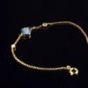 Natural Australian Boulder Opal Silver 925 Bracelet - Image 2
