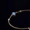 Natural Australian Boulder Opal Silver 925 Bracelet - Image 3
