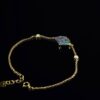 Unique Australian Boulder Opal Minimalist Bracelet - Image 2