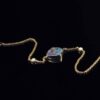Unique Australian Boulder Opal Minimalist Bracelet - Image 5