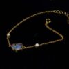 Modern Minimalist Boulder Opal Bracelet 925 Silver - Image 7