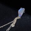 Australian Boulder Opal Bracelet Sterling Silver 925 Minimalist Blue Fire Opal Jewelry - Image 7