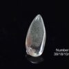 Golden Phantom Quartz Cabochon Natural Scenic Inclusion Quartz Teardrop Pendant Stone - Image 2