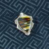 Natural Amber Protection Pendant in Sterling Silver