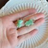 Cute Jade Animal Charms for Kids Little Pig & Teddy Bear Carvings JPT00113 - Image 3