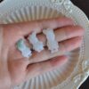 Cute Jade Animal Charms for Kids Little Pig & Teddy Bear Carvings JPT00113 - Image 2