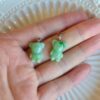Cute Jade Animal Charms for Kids Little Pig & Teddy Bear Carvings JPT00113