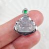 Grade A Icy Jadeite Buddha Pendant | Burmese Carving - Image 3