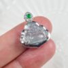 Grade A Icy Jadeite Buddha Pendant | Burmese Carving