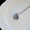 Natural Black Jade Tree of Life Pendant Necklace in 925 Sterling Silver JPT00119 - Image 2