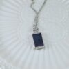 Natural Black jade silver 925 perfume bottle JPT00115 - Image 3