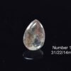 Golden Phantom Quartz Cabochon Natural Scenic Inclusion Quartz Teardrop Pendant Stone - Image 3