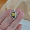 Natural Scenic Amber Talisman Pendant Genuine Landscape Amber in Solid 925 Sterling Silver - Image 2