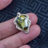 Handmade Picture Amber Pendant with 925 Silver Setting - Image 3