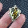 Untreated Scenic Amber Artisan Jewelry Pendant