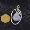 Natural Lavender Jade Buddha Pendant | 925 Sterling Silver Jadeite Necklace | Purple Jade Laughing Buddha Pendant - Image 8