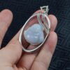 Natural Lavender Jade Buddha Pendant | 925 Sterling Silver Jadeite Necklace | Purple Jade Laughing Buddha Pendant - Image 4