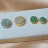 Jade Spacer Beads 925 Sterling Silver Jade Bracelet Charms - Image 2