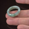 Natural Jadeite Jade Ring – 19mm Inner Diameter | Soft Green Jade Band | Elegant Everyday Jewelry - Image 5