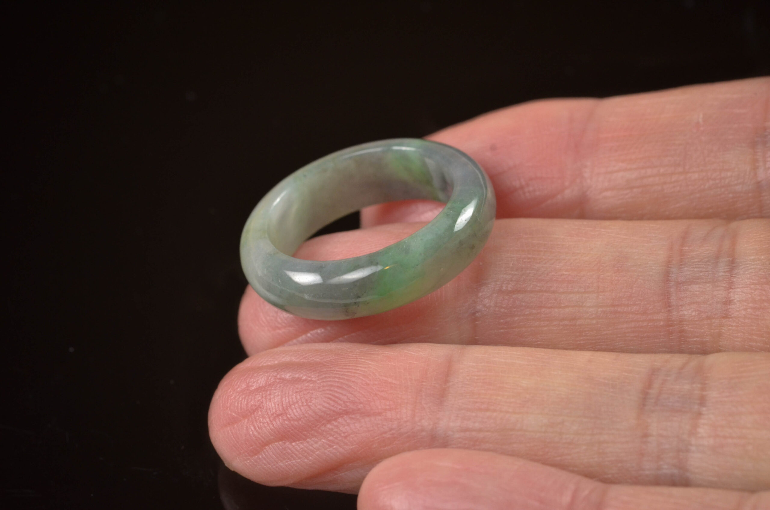 18mm Natural Jadeite Jade Ring – Grade A Jade - Image 5