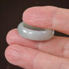 Jade Rings Stone Band Ring Black 19.1 mm - Image 4