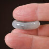 Jade Rings Stone Band Ring Black 18.4 mm - Image 5