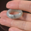 Jade Rings Stone Band Ring Black 19.1 mm - Image 4