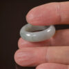 Jade Rings Stone Band Ring Black 19.1 mm - Image 5