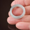 Jade Rings Stone Band Ring Black 18.9 mm - Image 5