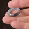 Jade Rings Stone Band Ring Black 17 mm - Image 5