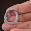 Jade Rings Stone Band Ring Black 17 mm - Image 6