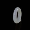 white Myanmar jade ring