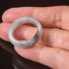 Jade Rings Stone Band Ring Black 19.2 mm - Image 5