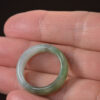 Black And Green Jade Rings Stone Band Ring 19 mm - Image 4