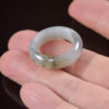 Natural Black Jadeite Ring 17.8Mm - Image 5