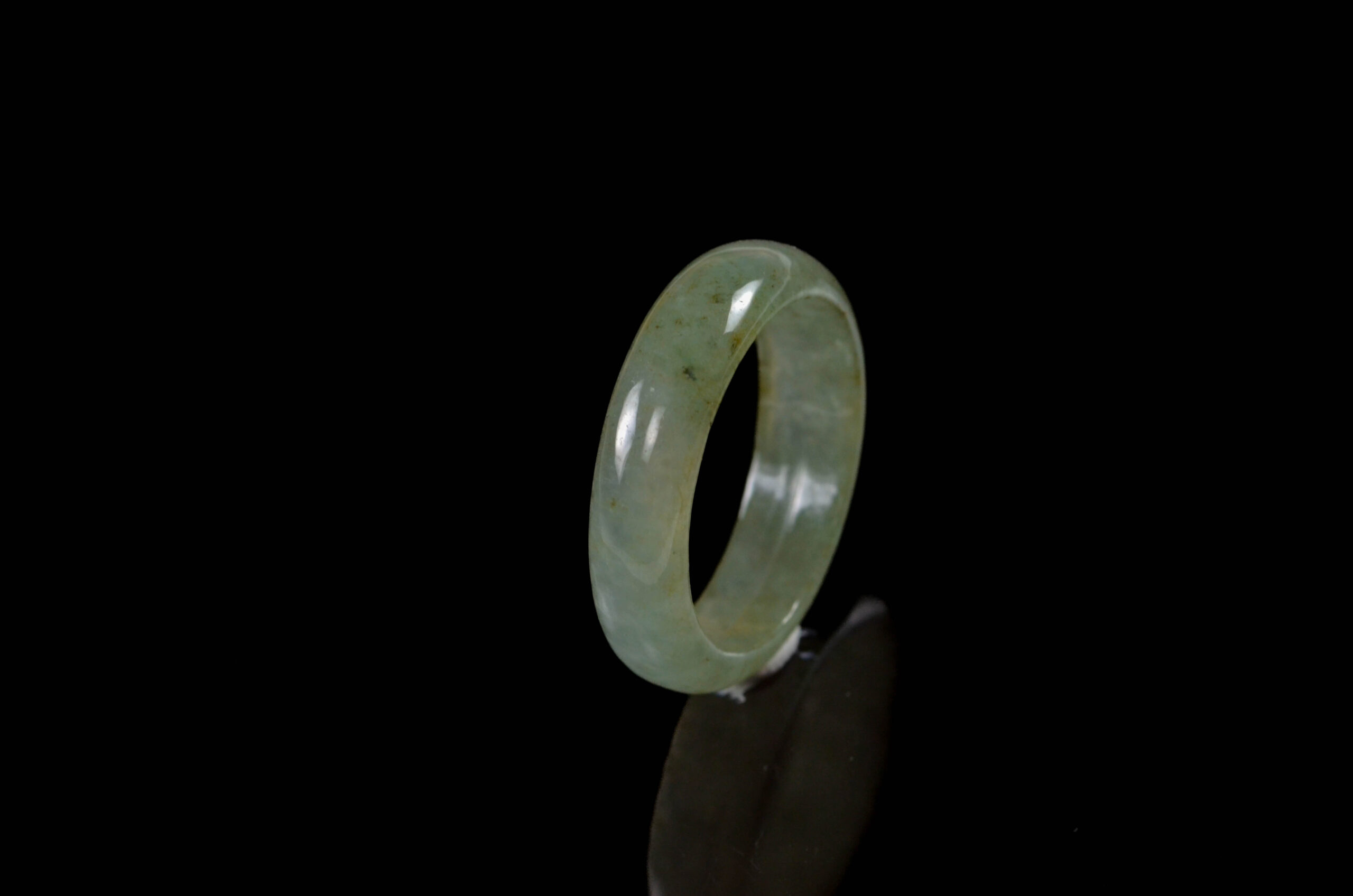 Natural Jadeite Ring Band – 20mm - Image 2
