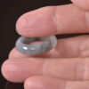 Dark Jade Ring White Black 16.9Mm - Image 3