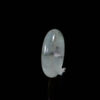 White jade ring black jadeite 17.9mm