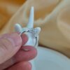 Natural Jade Ring, S925 Sterling Silver, Adjustable Open Band, Minimalist Gemstone Jewelry - Image 8