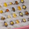Natural amber ring with an open back, silver-plated vintage style AMBER012 - Image 5